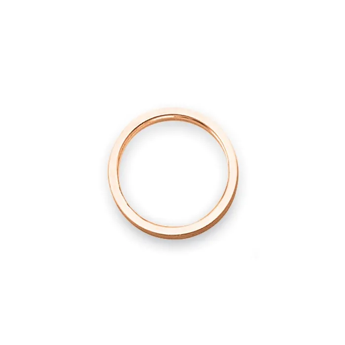 Rings Goldia Solid 10K Rose Gold 2mm Flat Satin MensWomens Wedding Band Ring Size 5 Rings Goldia Solid 10K Rose Gold 2mm Flat Satin MensWomens Wedding Band Ring Size 5