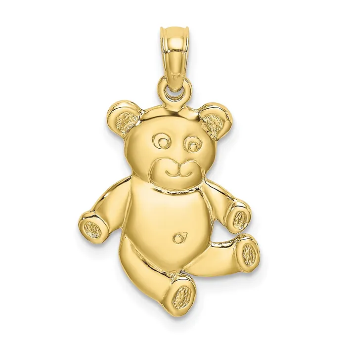 10k Reversible Teddy Bear CharmWBC10K6590 WB Choice Jewelry Charm Necklaces 10k Reversible Teddy Bear CharmWBC10K6590 WB Choice Jewelry Charm Necklaces