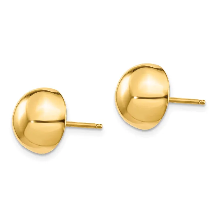 14k Polished 10mm Half Ball Post EarringsWBCE1034 WB Choice Jewelry Earrings 14k Polished 10mm Half Ball Post EarringsWBCE1034 WB Choice Jewelry Earrings