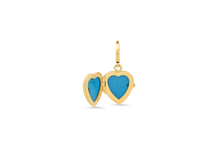 Shylee Rose Jewelry Charm Necklaces Small Heart Locket Charm