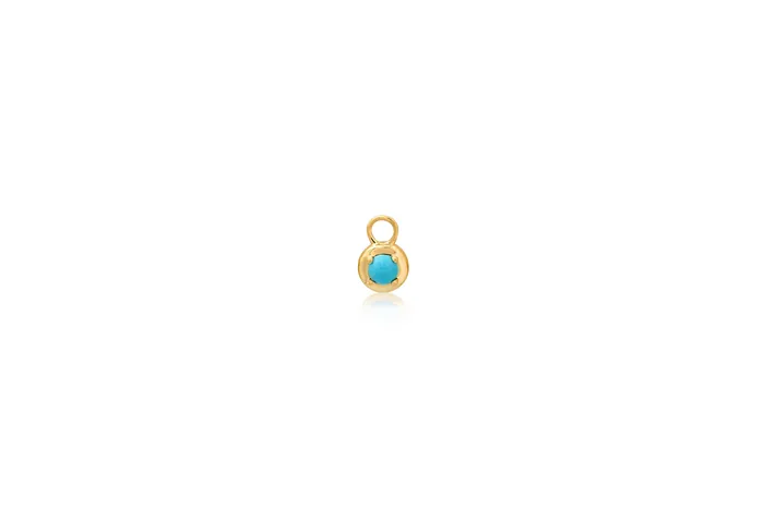 Turquoise Cloud Charm Charm Shylee Rose Jewelry Charm Necklaces