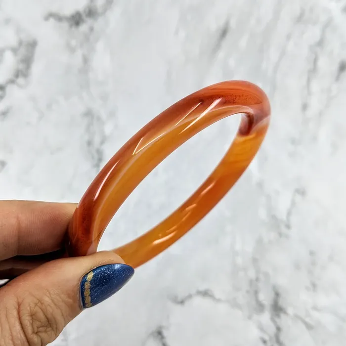Bracelets Agate Round Bangle Crystal Bracelet LV1969 Bliss Crystals
