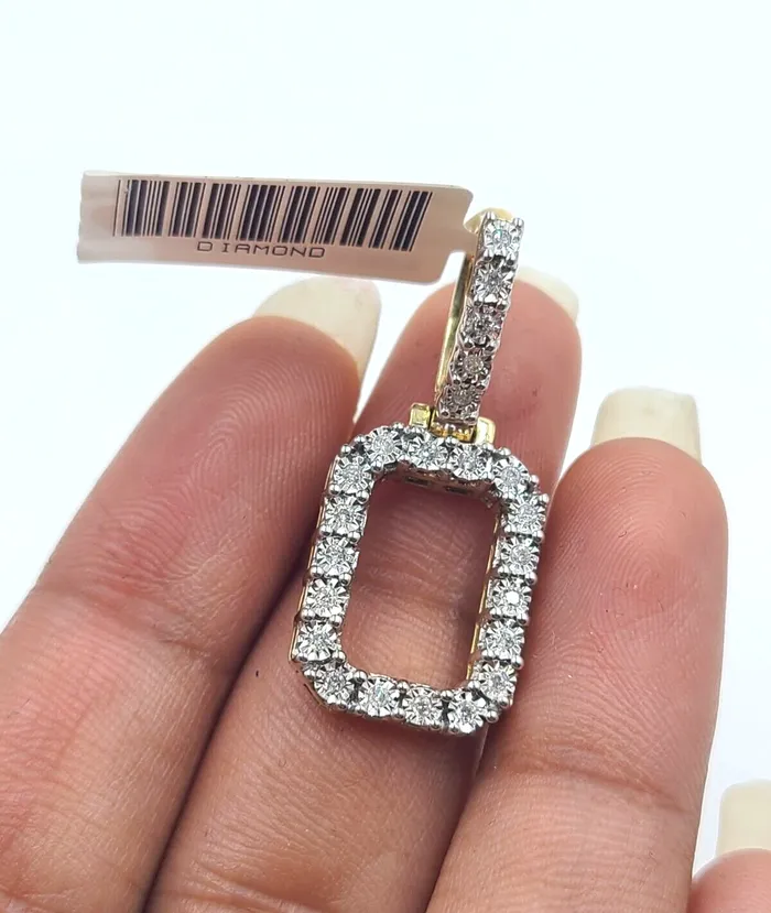Globalwatches10 Real 10k Gold Diamond Letter O Initial Alphabet CharmPendant 125 Charm Necklaces Globalwatches10 Real 10k Gold Diamond Letter O Initial Alphabet CharmPendant 125 Charm Necklaces