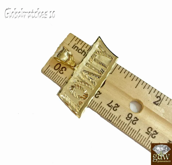 Gold and Diamond Charm Necklaces Real 10k Gold Mens Loyalty Charm Pendant Gold and Diamond Charm Necklaces Real 10k Gold Mens Loyalty Charm Pendant