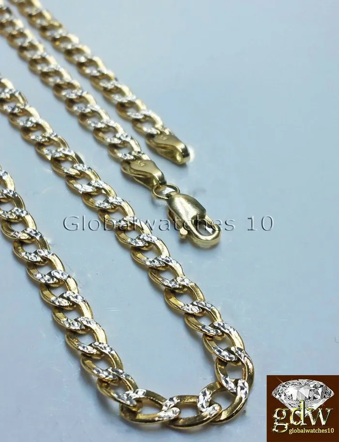 Gold and Diamond Earrings Real 10k Yellow Gold Miami Cuban Diamond Cut Chain in Various Length 2226 Inch Gold and Diamond Earrings Real 10k Yellow Gold Miami Cuban Diamond Cut Chain in Various Length 2226 Inch
