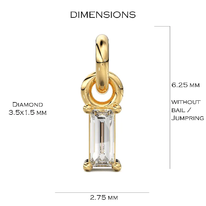 Jalvi Co Charm Necklaces TINY Baguette Diamond Charm Pendant 14k 18k Solid Gold Pendant Baguette Diamond Pendant Petite Diamond Charm Christmas Sale Jalvi Co Charm Necklaces TINY Baguette Diamond Charm Pendant 14k 18k Solid Gold Pendant Baguette Diamond Pendant Petite Diamond Charm Christmas Sale