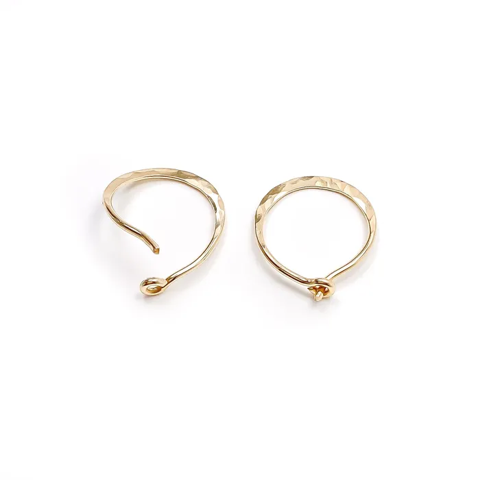 Earrings Hoops By Hand 12mm Hammered Hoop Earrings 14K Gold Filled Earrings Hoops By Hand 12mm Hammered Hoop Earrings 14K Gold Filled