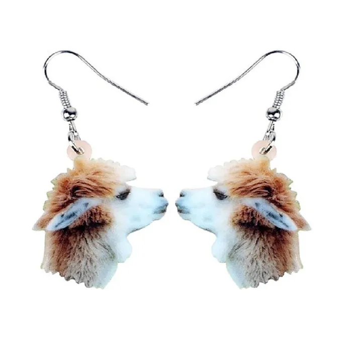 Earrings New Stylish South America Alpaca Lama Dangle Drop Earrings sparklingselections Earrings New Stylish South America Alpaca Lama Dangle Drop Earrings sparklingselections