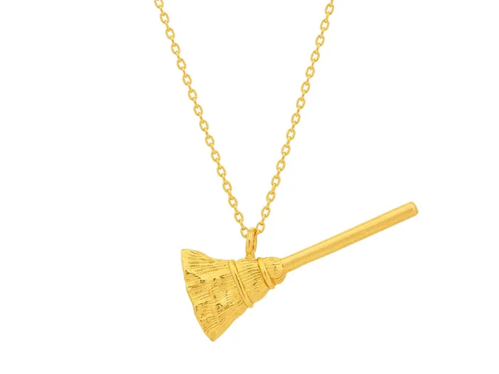 GG GOLD TRAD Necklaces GURHAN Spell Gold Pendant Necklace Small Broom