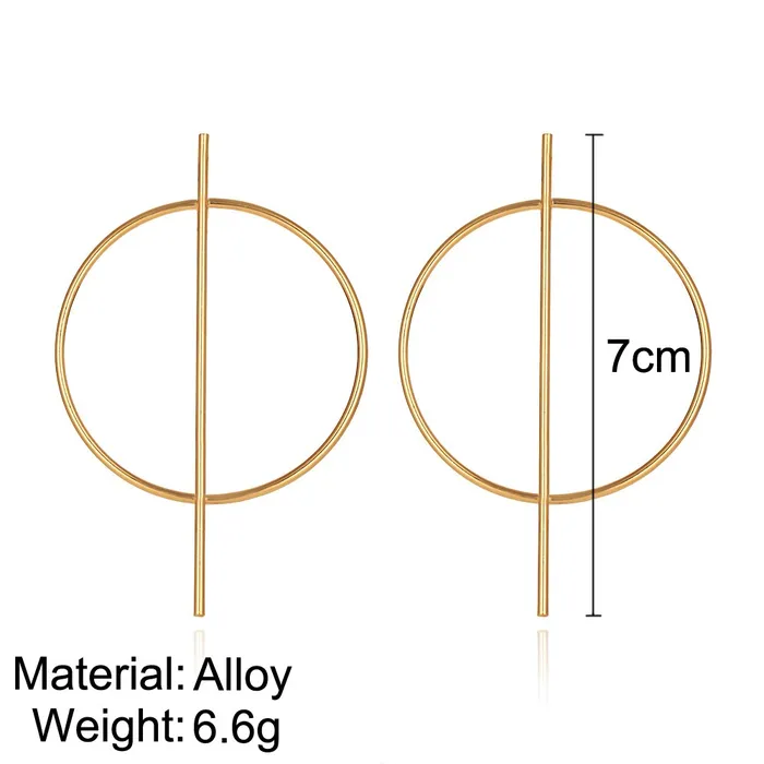 New Big Round Hoop Stylish Earrings For Women sparklingselections Earrings New Big Round Hoop Stylish Earrings For Women sparklingselections Earrings