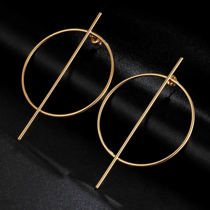 New Big Round Hoop Stylish Earrings For Women sparklingselections Earrings New Big Round Hoop Stylish Earrings For Women sparklingselections Earrings