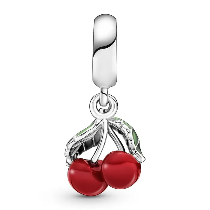Pandora Charm Necklaces Pandora Cherry Fruit Dangle Charm Pandora Charm Necklaces Pandora Cherry Fruit Dangle Charm