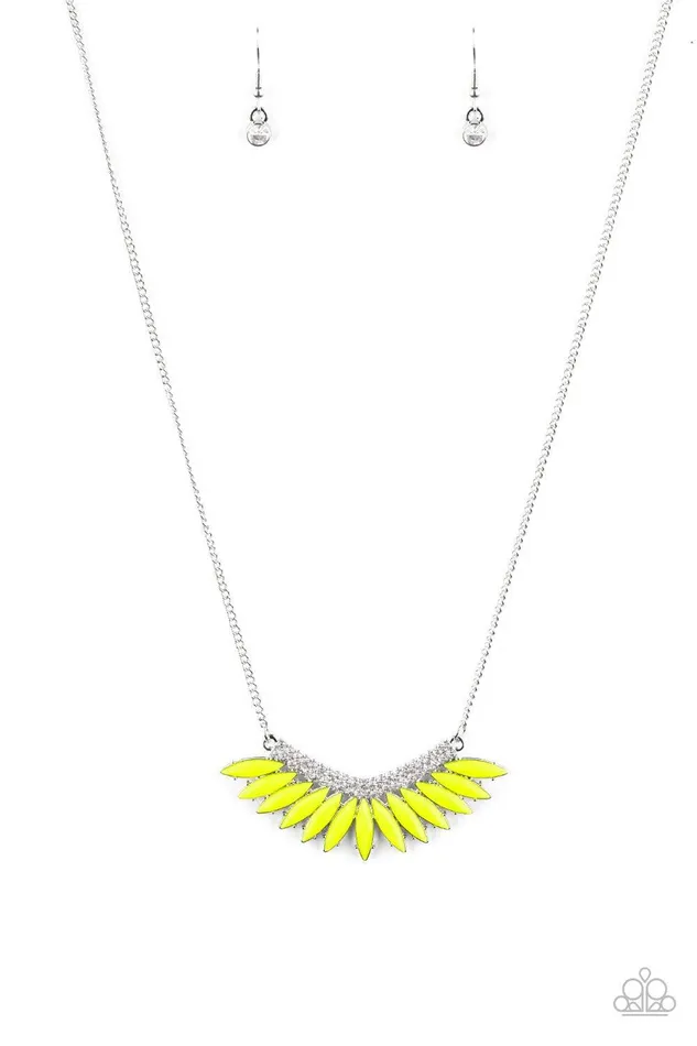 Extra Extravaganza Yellow Necklace Jewelry by Bretta Paparazzi Accessories Necklaces
