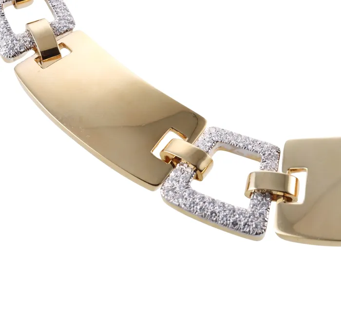 Necklaces David Webb David Webb Diamond Gold Platinum Necklace