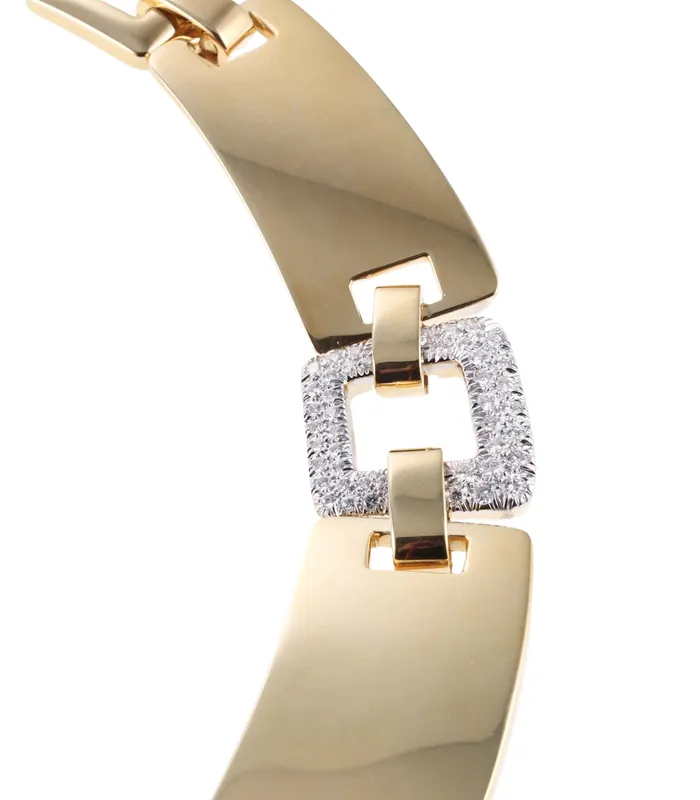 Necklaces David Webb David Webb Diamond Gold Platinum Necklace