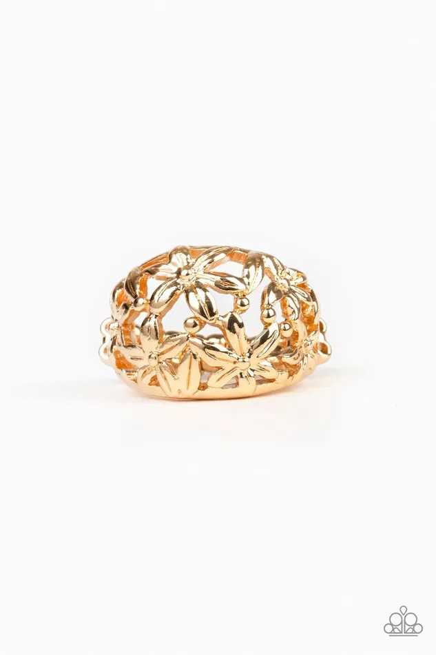 Paparazzi Accessories Haute Havana Gold Ring Jewelry by Bretta Rings