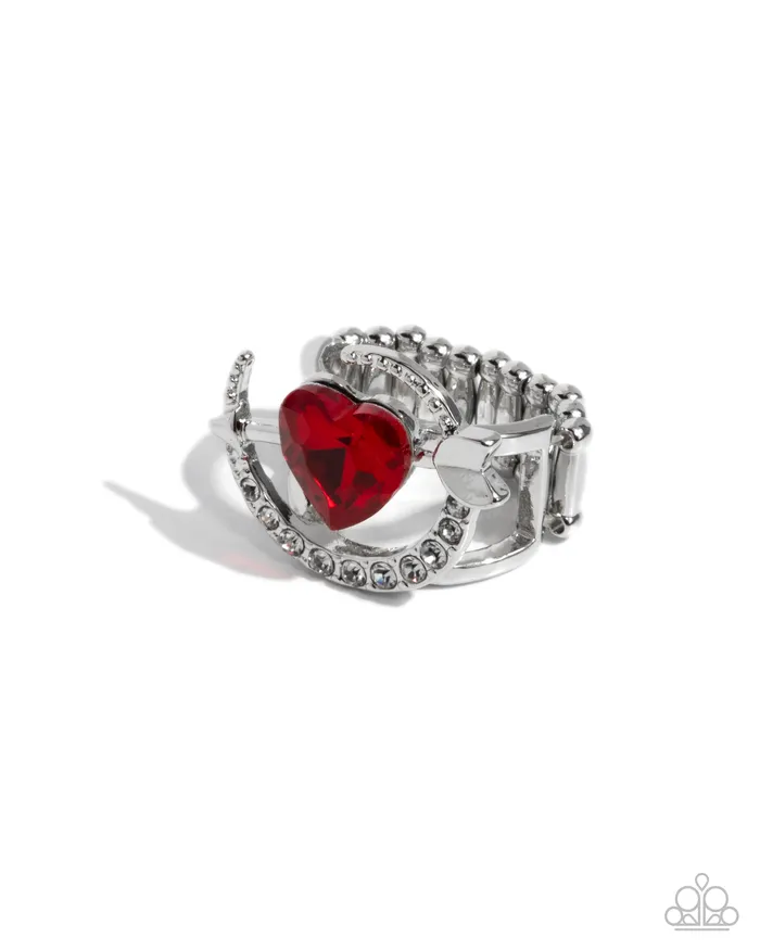 Paparazzi Accessories Rings Cupid COUPLE Red Ring Jewelry by Bretta