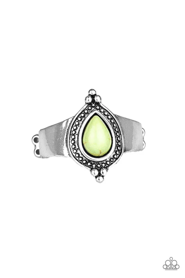 Rings Paparazzi Accessories Mineral Minimalist Green Ring Jewelry by Bretta