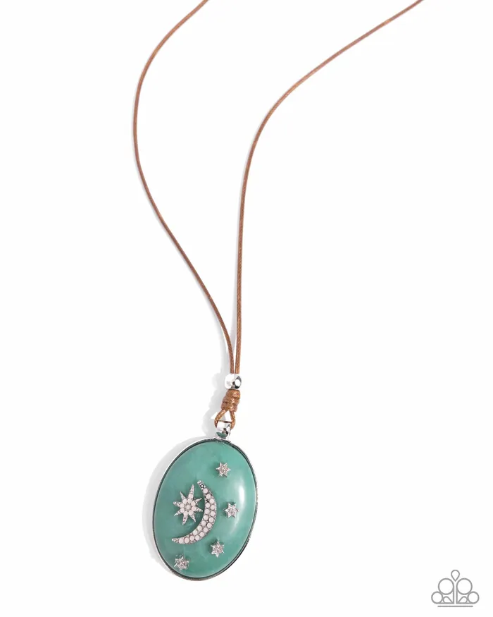 Stellar Service Green Necklace Jewelry by Bretta Paparazzi Accessories Necklaces