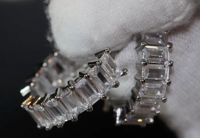 Lab Diamonds London Earrings Diamond Hoop Earrings Hoop Earrings Womens Baguette Diamond Earrings