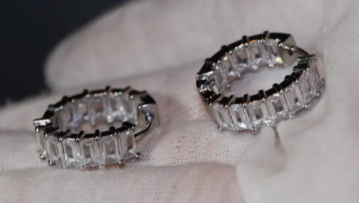Lab Diamonds London Earrings Diamond Hoop Earrings Hoop Earrings Womens Baguette Diamond Earrings