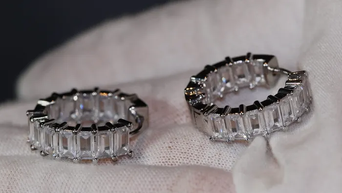 Lab Diamonds London Earrings Diamond Hoop Earrings Hoop Earrings Womens Baguette Diamond Earrings